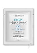 Wicked Simply Timeless Aqua Personal Lubricant Packette